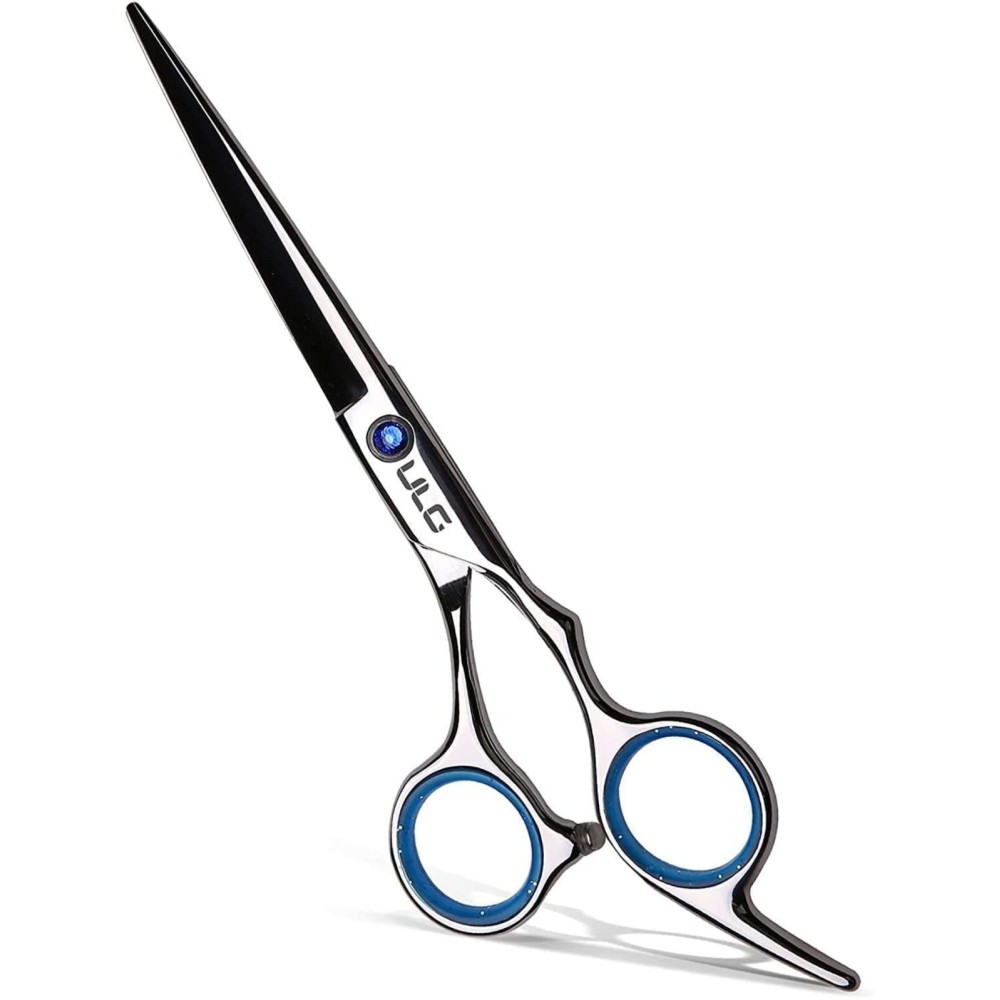 Hair Cutting Scissors, ULG Professional Hair Scissors 6.5 inch Right-Hand Razor Edge Barber Shears Salon Hair Cutting Shears Made of Japanese Stainless Steel, Hand Sharpened Blue