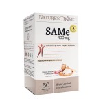 Nature\'s Trove SAM-e 400mg 60 Enteric Coated Caplets. Vegan, Kosher, Non-GMO Project Verified, Soy Free, Gluten Free - Cold Form Blister Packed.