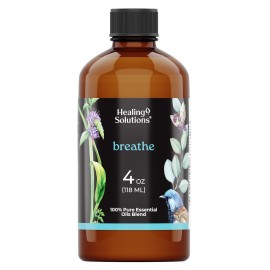Healing Solutions Breathe Blend Essential Oil - 4 Fluid Ounces