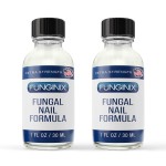 FUNGINIX Toenail Fungus Treatment Extra Strength - Antifungal Nail Treatment With 10% Undecylenic Acid & Tea Tree Oil - Nourished by 15+ Natural Oils & Botanicals- Made in USA(2 Pc,Packaging May Vary)