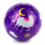 Daball Kid and Toddler Soccer Ball - Size 1 and Size 3, Pump and Gift Box Included (Size 3, Purple Unicorn)