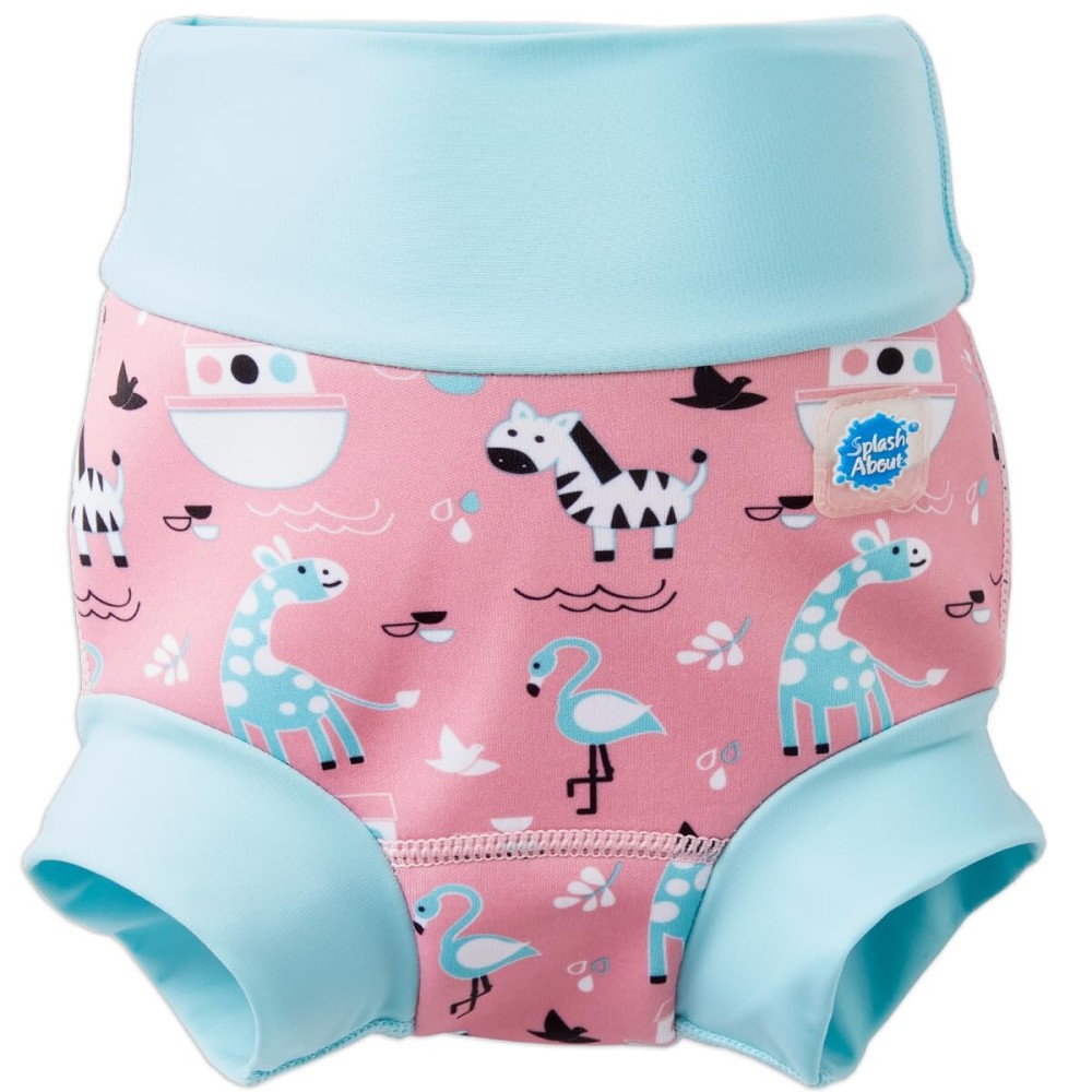 Splash About Happy Nappy Reusable Swim Diaper, Nina\'s Ark, 2-3 Years