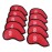 10Pcs/Pack New Meshy Golf Iron Covers Set Golf Club Head Cover Fit Most Irons (Red)