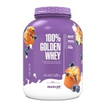 Maxler 100% Golden Whey Protein - 24g of Protein per Serving - Whey Protein Powder for Pre Post Workout - Fast-Absorbing Whey Concentrate, Isolate & Hydrolysate Blend - Blueberry Muffin 5 lb