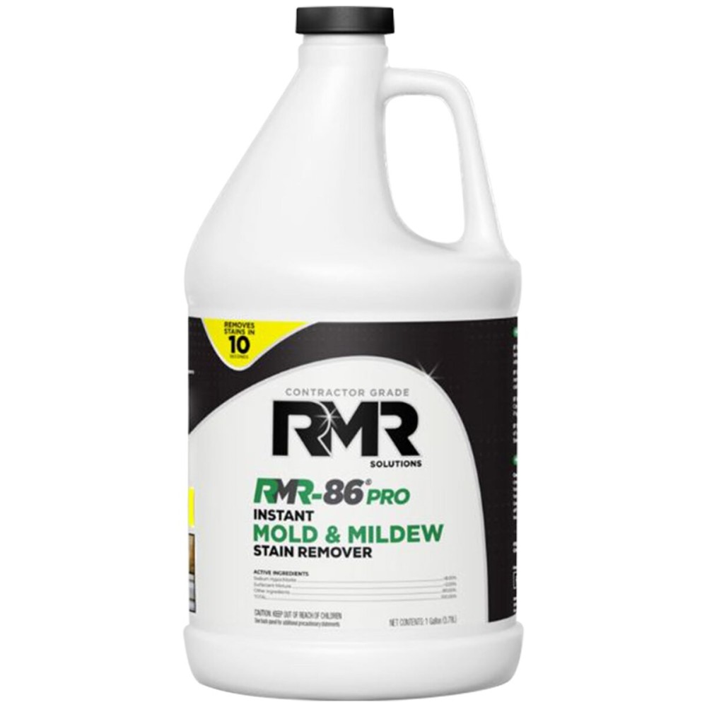 RMR-86 Pro Contractor Grade Mold Stain & Mildew Stain Remover Cleaning Solution, Professional Quality Formula, 1 Gallon