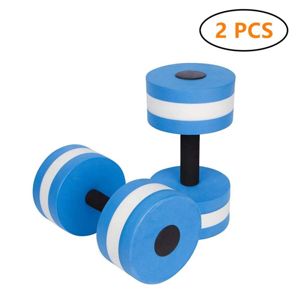 BigBoss Sports Aquatic Exercise Dumbbells Aqua Fitness Barbells Exercise Hand Bars - Set of 2 - for Water Aerobics