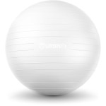URBNFit Exercise Ball - Yoga Ball in Multiple Sizes for Yoga, Pilates, Pregnancy, Stability - Anti-Burst Swiss Balance Ball w/Quick Pump - Office Ball Chair for Home and Gym - 26 Inch - White