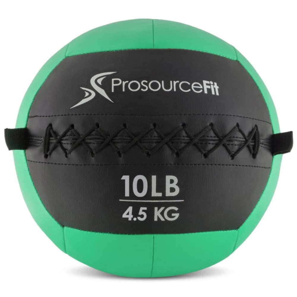 ProsourceFit Soft Medicine Balls, Wall Balls and Full Body Dynamic Exercises, Color-Coded Weights: 6, 10, 14, 20 lb.