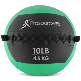 ProsourceFit Soft Medicine Balls, Wall Balls and Full Body Dynamic Exercises, Color-Coded Weights: 6, 10, 14, 20 lb.
