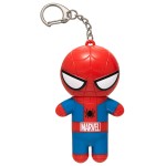 Lip Smacker Marvel Lip Balm Keychain, Clear & Glossy, Fun & Giftable, Cruelty Free - Spiderman