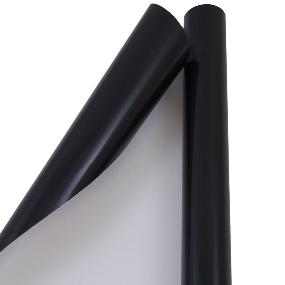 JAM Paper Gift Wrap - Glossy Wrapping Paper - 25 Sq Ft (30 in x 10 Ft) - Bright Blue - Roll Sold Individually