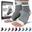 SB SOX Plantar Fasciitis Relief Socks - Ankle Brace Compression Sleeve - Arch Support for Foot Pain, Swelling, Heel Spurs - Foot Brace for Achilles Tendonitis Relief, Injury Recovery (White, Medium)