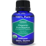 Organic, Eucalyptus Essential Oil - 100% Pure, Eucalyptus Oil, Radiata, by Zongle Therapeutics, 1 OZ