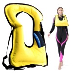 Rrtizan Snorkel Vest, Adults Portable Inflatable Swim Vest Swim Jackets for Men & Women