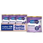 Enfamil Gentlease Easy to Digest Baby Formula, Brain Supporting DHA, for Easing Fussiness, Gas, Crying and Spit-up, 19.9 Oz Can, 4 Count