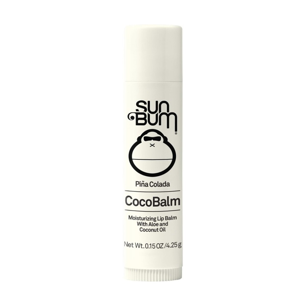 Sun Bum Cocobalm Pia Colada - Hydrating Lip Balm with Coconut Oil and Aloe Vera - 0.15 oz Stick