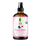 SVA ORGANICS Rose Water 4oz (118 ml) Refreshing Rose Water Spray for Skin Care, Skin Hydration, Bath, Soaps, Haircare & Aromatherapy