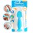 Bumco Mini Baby Diaper Cream Spatula with Case - BPA-Free Silicone Diaper Spatula with Suction Cup, Wipe-Clean Baby Bum Brush, Mom-Invented Butt Paste Applicator (Blue)