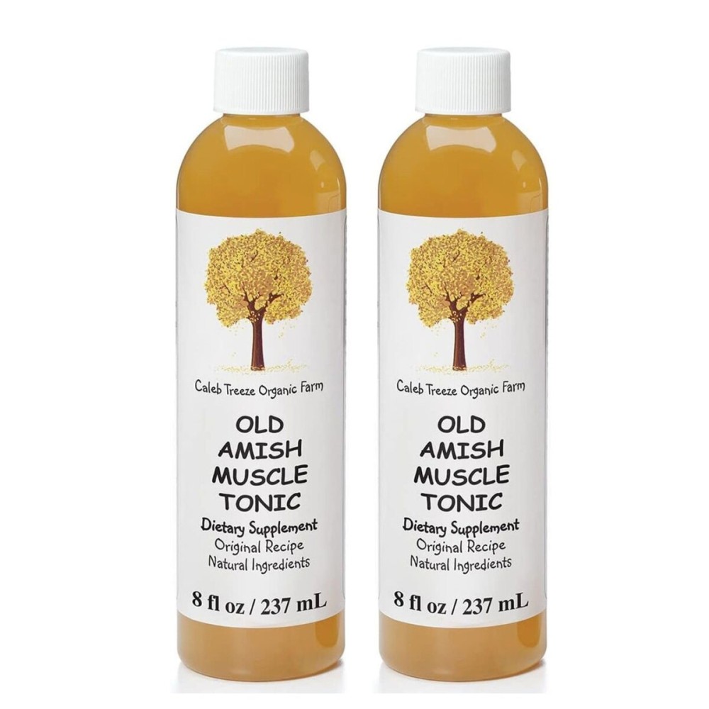 Caleb Treeze Old Amish Muscle Tonic 8 oz (Pack of 2)