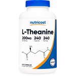 Nutricost L-Theanine 200mg, 240 Capsules - Double Strength