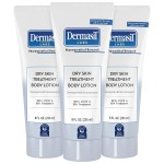 Dermasil Body Lotion, Dry Skin Treatment, 3-Pack - Non-Greasy, Fast-Absorbing, Fragrance-Free Lotion, Cruelty-Free, 8 Oz Ea