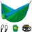 Wise Owl Outfitters Kids Hammock - Small Camping Hammock, Kids Camping Gear w/Tree Straps and Carabiners for Indoor/Outdoor Use - Kid Size Green & Blue