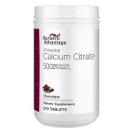 Bariatric Advantage Calcium Citrate Chewable 500 mg - for Bariatric Surgery Patients - High-Potency, Easy-Digest Tablets - Calcium Citrate - Bone Strength Supplements* - Chocolate - 270 Count