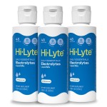 Hi-Lyte Sugar Free Electrolytes for Rapid Hydration, Fasting and Immune Support (3 Bottles, 144 Servings) | NO Calories | 20%+ More Potassium, Magnesium & Zinc