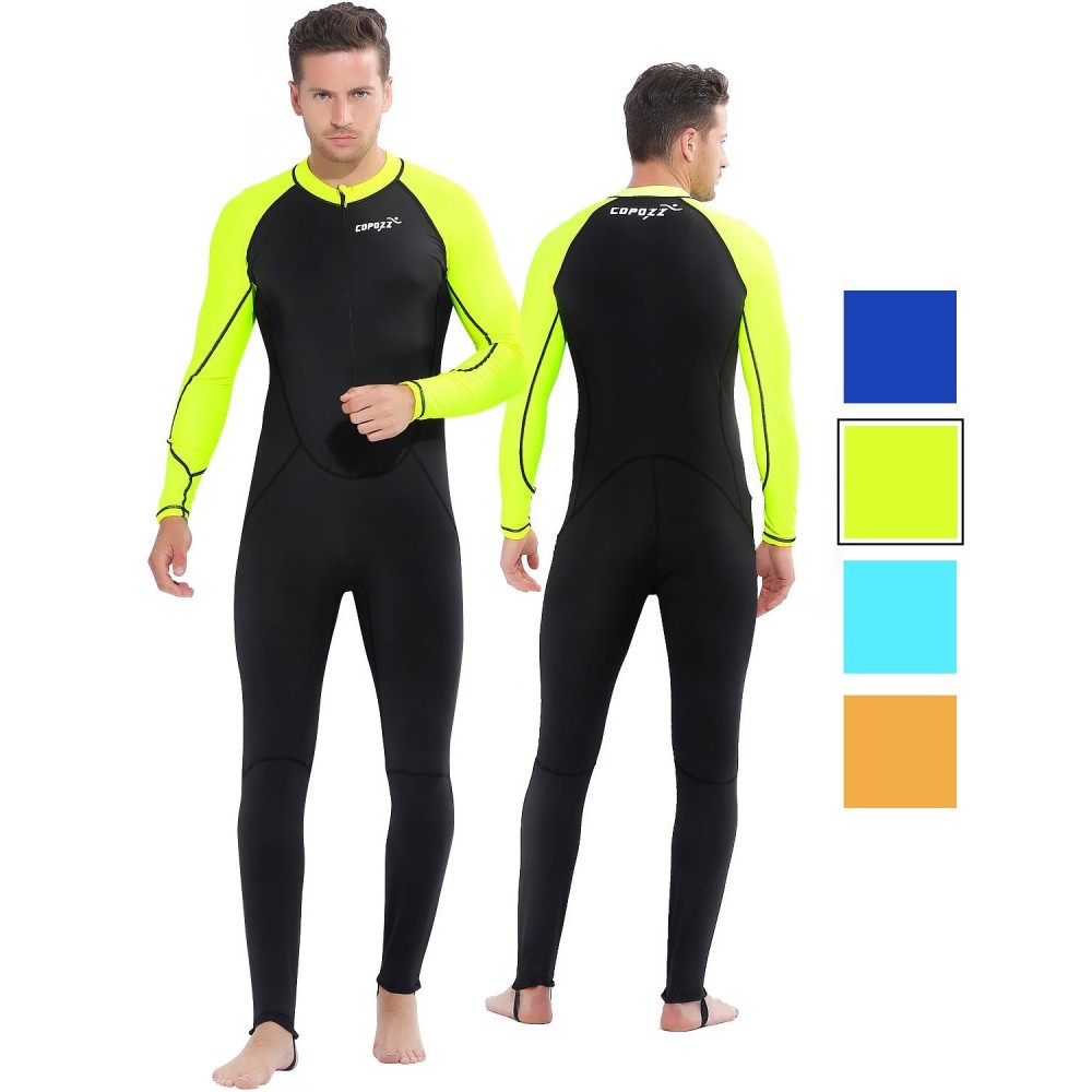 COPOZZ Mens Wetsuit - Full Body UV Protection Wet Suit for Surfing, Diving & Snorkeling