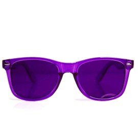 GloFX Violet Color Therapy Glasses Chromotherapy Mood Enhancing Glasses