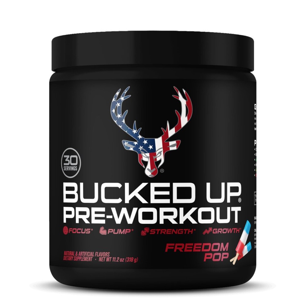 Bucked Up Pre Workout 6 Grams Citrulline, 2 Grams Beta Alanine, and 3 Other Registered trademarked Ingredients (Watermelon)
