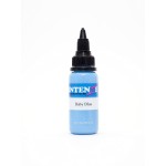 Intenze Baby Blue Tattoo Ink 1oz with Excellent Long-Lasting Opacity, Made in USA, Exceptional Skin Coverage, Sterilized and Direct from The Manufacturer.