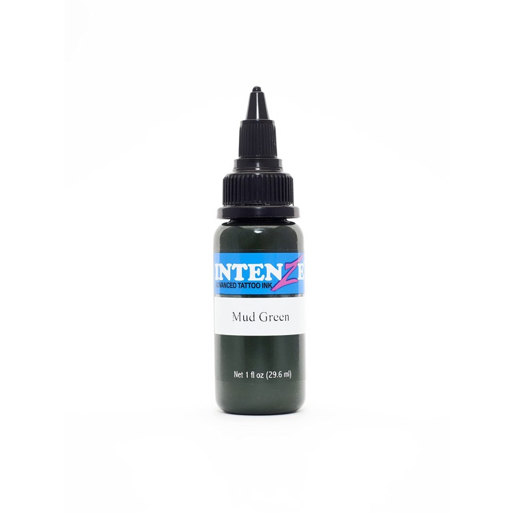 Intenze Mud Green Tattoo Ink 1oz