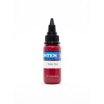 Intenze Ruby Red Tattoo Ink 1oz with Excellent Long-Lasting Opacity, Made in USA, Exceptional Skin Coverage, Sterilized and Direct from The Manufacturer.