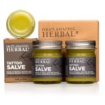 Ora\'s Amazing Herbal Tattoo Salve, Tattoo Aftercare Balm, Paraben Free Healing Ointment For New Tattoos, Brightening Moisturizer For Old Ink, Itchy Tattoo Relief Cream, 1 oz Travel Size 2 Pack