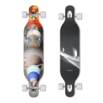 VOLADOR Urban Freeride Pro Longboard| Adaptive Cruiser 42inch| North America Maple| Camber Concave Drop Through Longboard Complete| Setup for Urban Commuting (Solar)