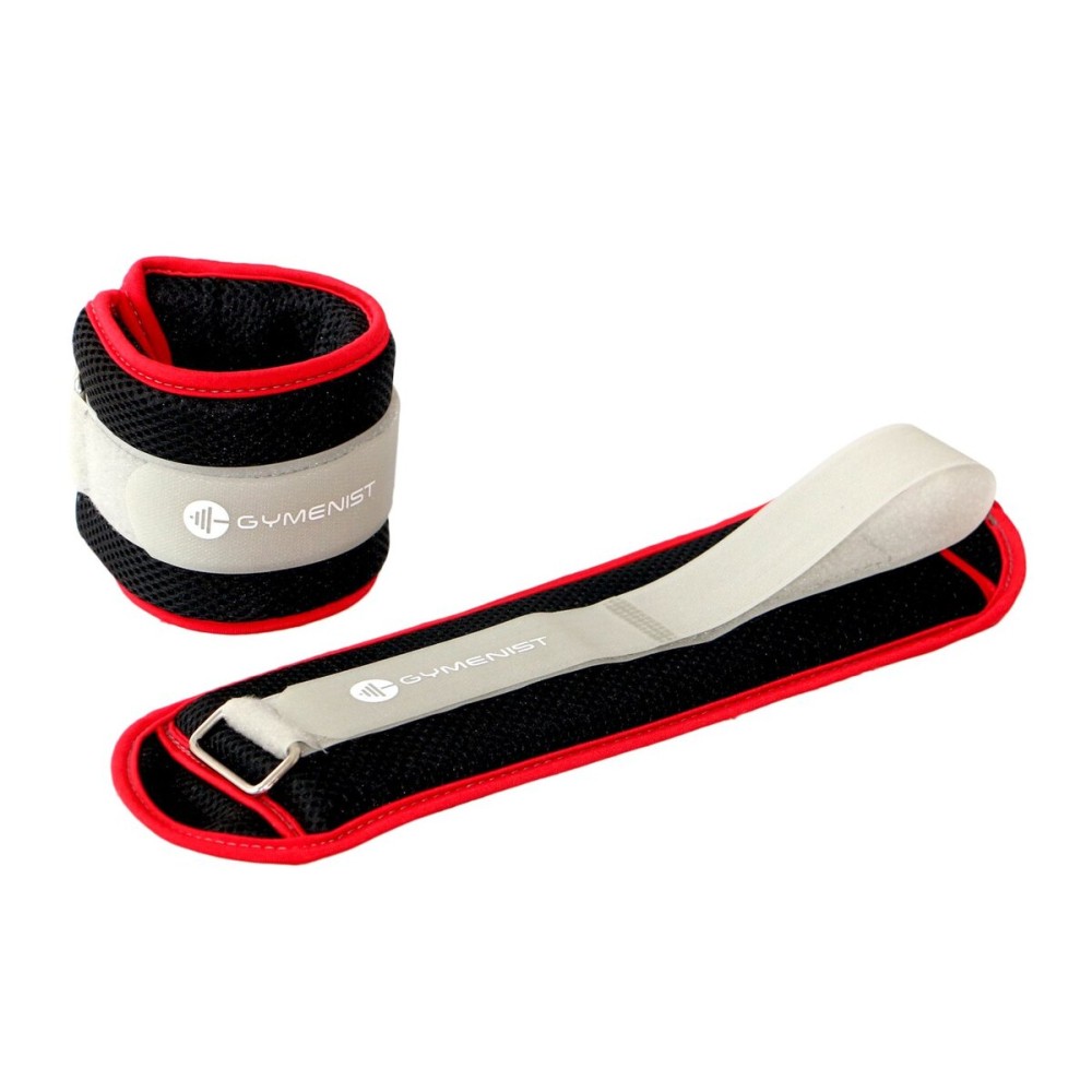 Gymenist Water Proof Ankle And Wrist Weights With Adjustable Strap Great For Swimming And All Water Sports Activities (1 - LB)