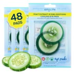 SpaLife Cucumber Korean Eye Patches | Dark Circles & Puffy Eyes Treatment | Nourishing Cucumber Eye Pads with Korean Skincare Extracts | Eye Mask for Puffy Eyes Daily Depuffing Eye Patches | 48 Count