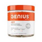 Genius Joy, Nootropic Mood Enhancer Supplement - Support Cognitive Health, Enhance Mood & Neural Function with Brain Boosting L-Theanine, Panax Ginseng & SAM-e - Organic, Non-GMO, & Gluten-Free
