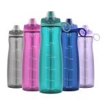 Pogo BPA-Free Tritan Plastic Water Bottle with Soft Straw, 40 Oz, Teal