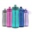 Pogo BPA-Free Tritan Plastic Water Bottle with Soft Straw Lid, 18 Oz, Teal