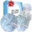 SHOWER BOUQUET Loofah-Bath-Sponge XL Soft-Pastel-Colors 4-Pack // Extra-Large 75g Mesh Luffa Loofa Loufa Puff Pouf Set/Exfoliating Body Scrubber for Women and Men - Exfoliate & Soothe Face & Body