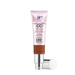 IT Cosmetics CC+ Cream Illumination (Deep) - Radiant Full Coverage Foundation With SPF 50+, Color Corrector & Hydrating Anti-Aging Serum, Hydrolyzed Collagen + Peptides - 1.08 fl oz