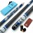 CUESOUL 58 inch 21oz 1/2 Maple Pool Cue Stick Kit- Rock The World Stylish Pattern Cue Design in Blue Paint