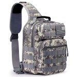 G4Free Tactical Sling Bag Backpack Military Rover Shoulder Sling Pack Molle EDC Small Crossbody Chest Pack