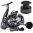 Sougayilang Fishing Reel 13+1BB Light Weight Ultra Smooth Aluminum Spinning Fishing Reel with Free Spare Graphite Spool (XY2000)