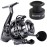Sougayilang Fishing Reel 13+1BB Light Weight Ultra Smooth Aluminum Spinning Fishing Reel with Free Spare Graphite Spool (XY5000)