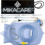 Mikacare Enema Bag Kit - 2 Quart Clear Non-Toxic Silicone - Coffee for Colon Cleansing and Detox - Home Colonic Kit