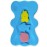 Soft Infant Bath Sponge Skid Proof Baby Bath Mat Newborn Odor Free (Blue)