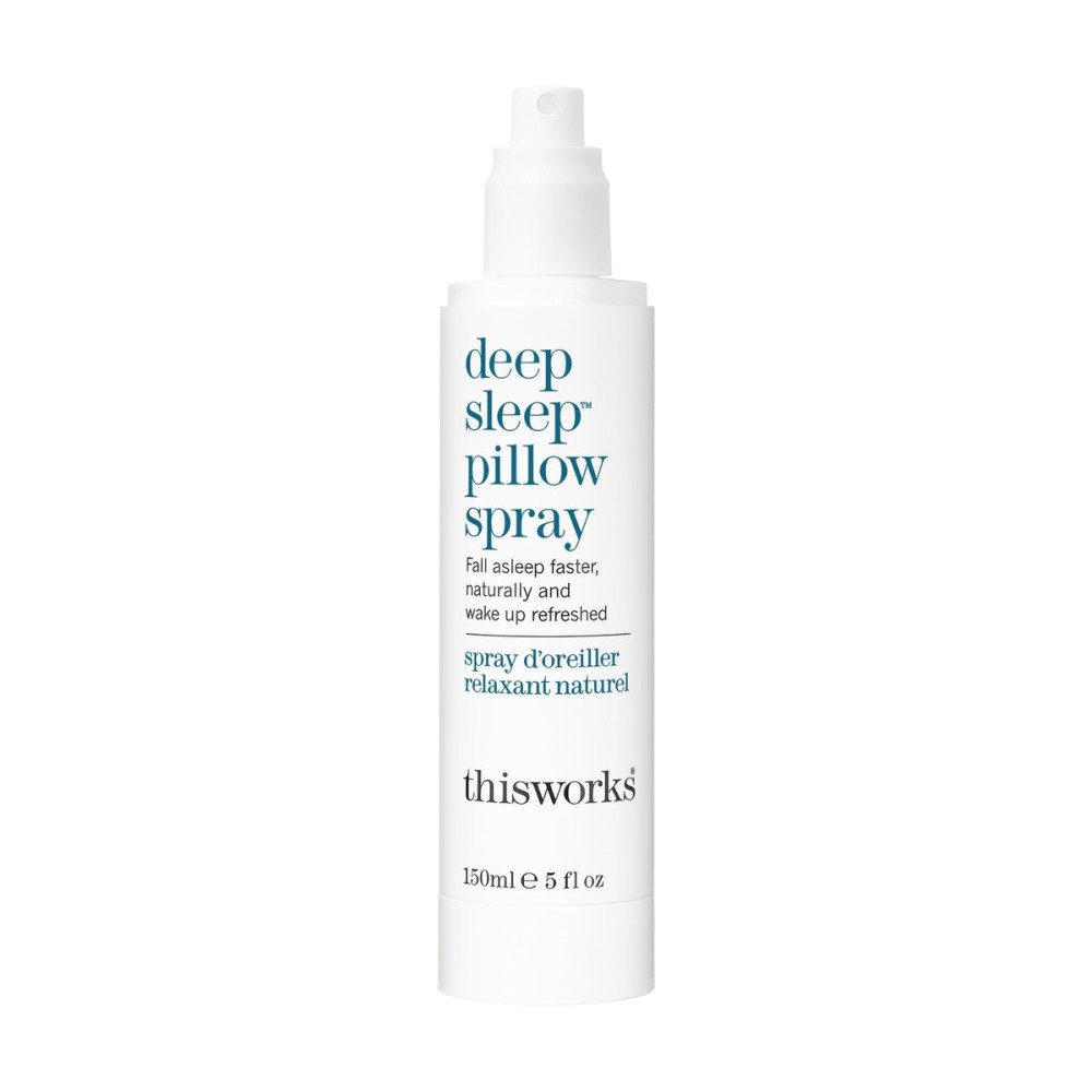 THISWORKS Deep Sleep Pillow Spray - Fast-Acting Natural Rest Formula with Essential Oils of Lavender, Vetivert & Camomile - 150 ml (5 fl oz)
